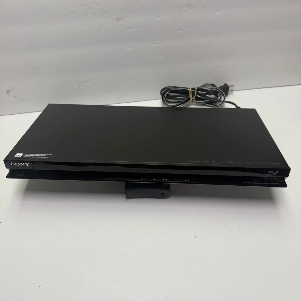 Sony Blu-ray Disc DVD Player Unisex Black BDP-BX37 HDMI 1080p HD Tested Works